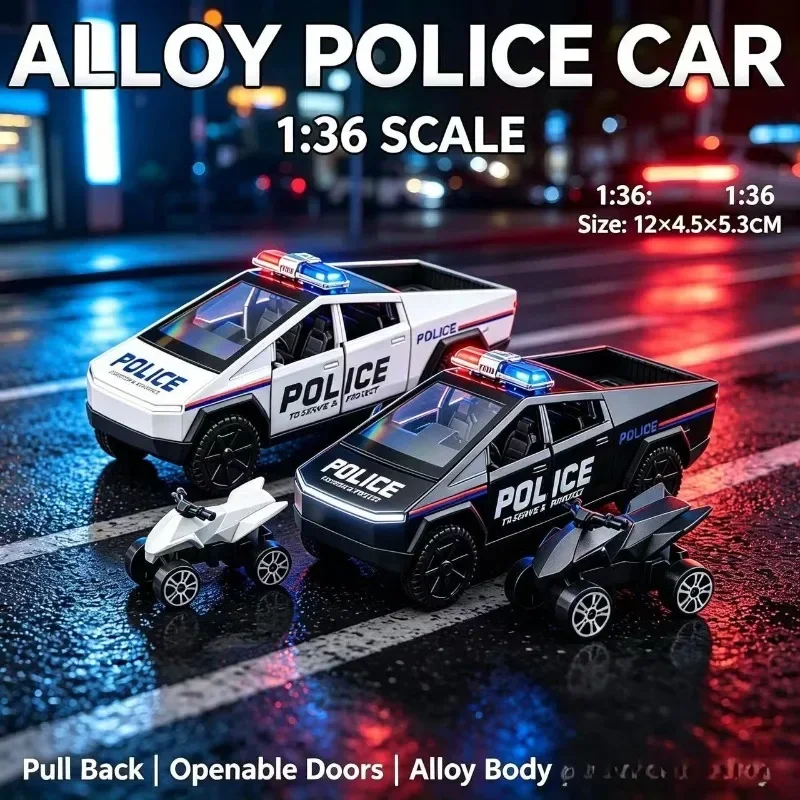 New 1:36 Police Pickup Alloy C - Desk Accessories recension och pris