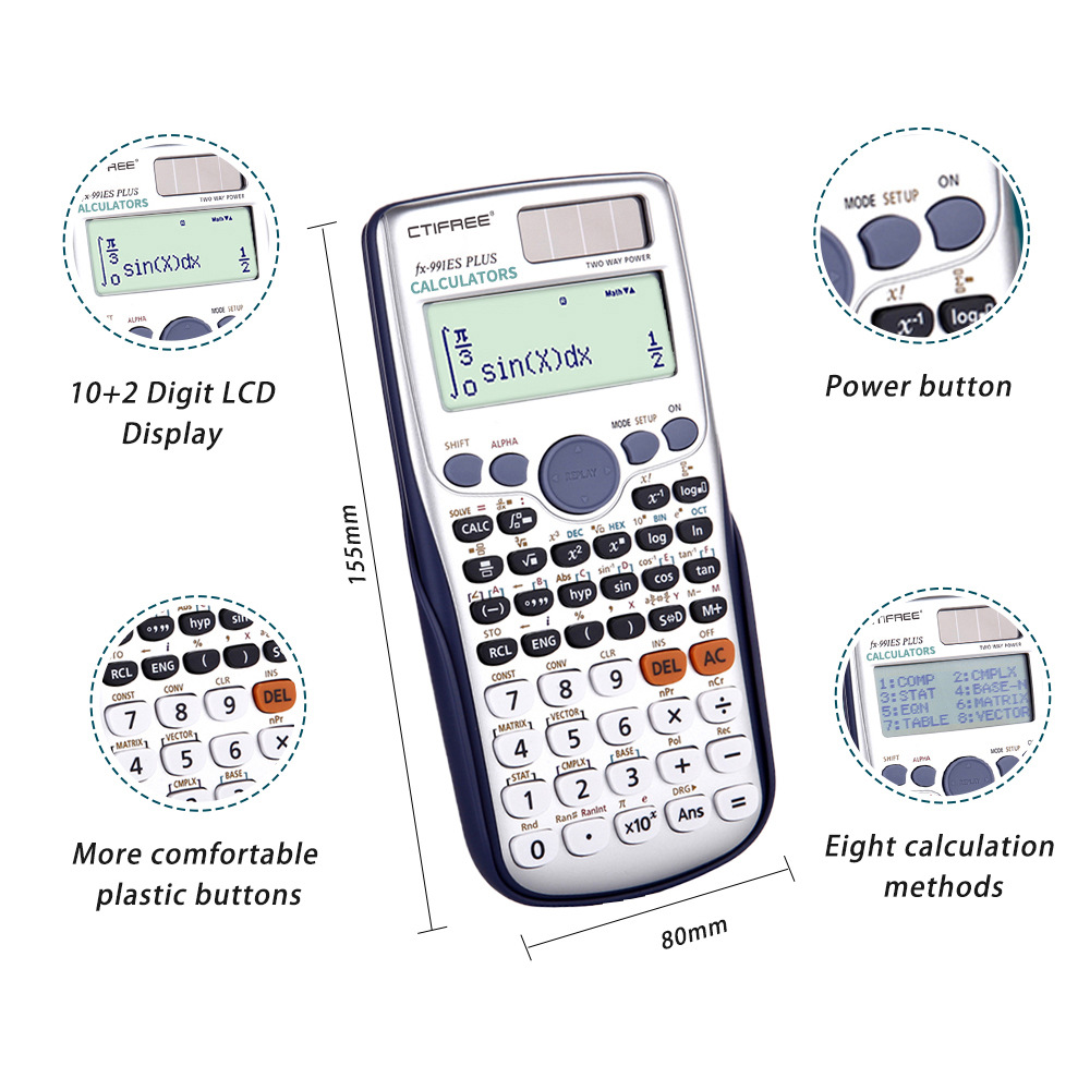 Calculator for FX-991ES PLUS O - Scientific Calculator For Secondary School recension och pris