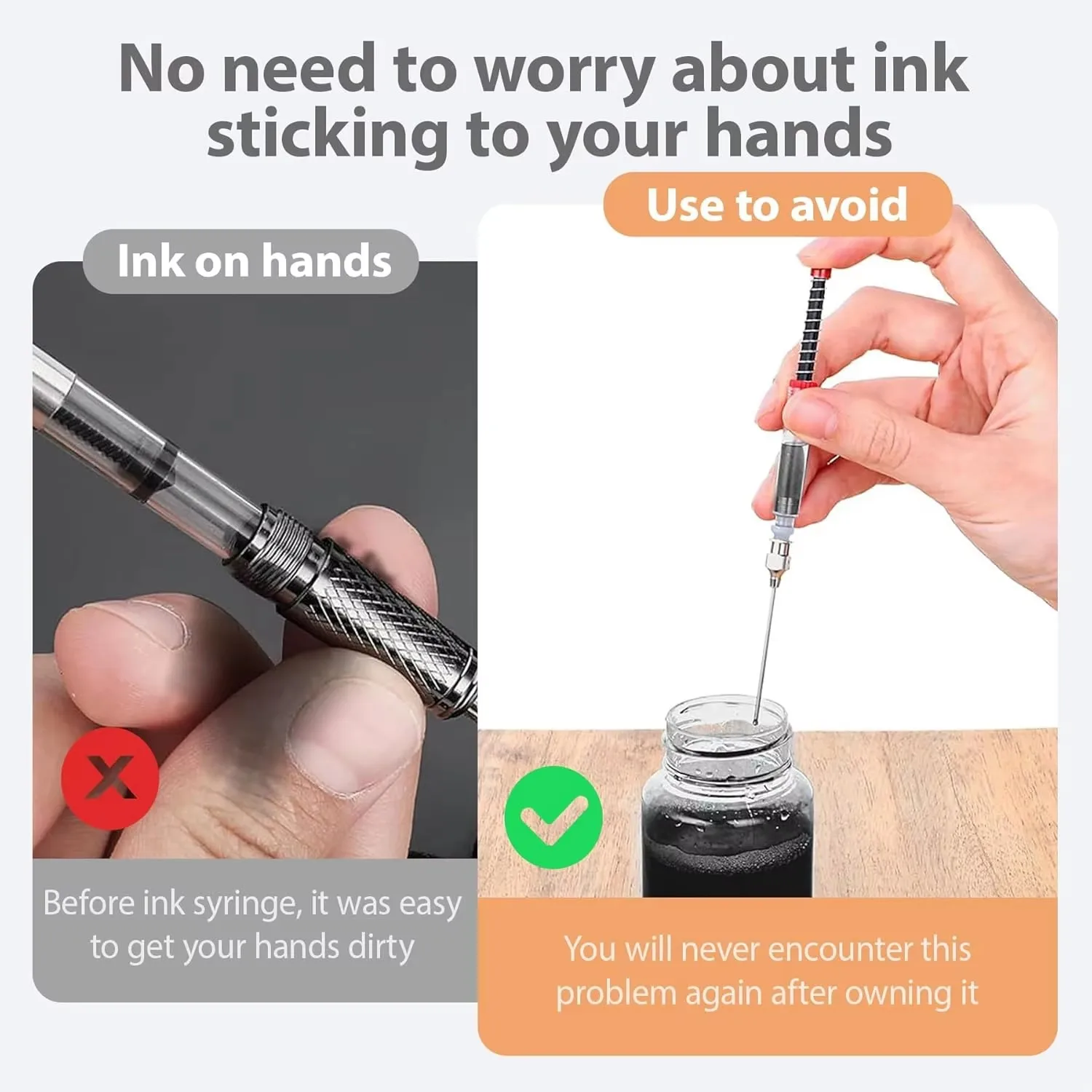 Fountain Pen Filler Ink Pen Sy - School Supplies recension och pris