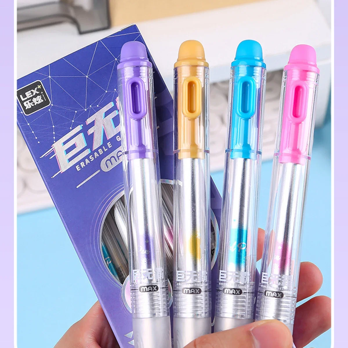 4-Pack Retractable Erasable Ge - Retractable Eraser Pen Click recension och pris